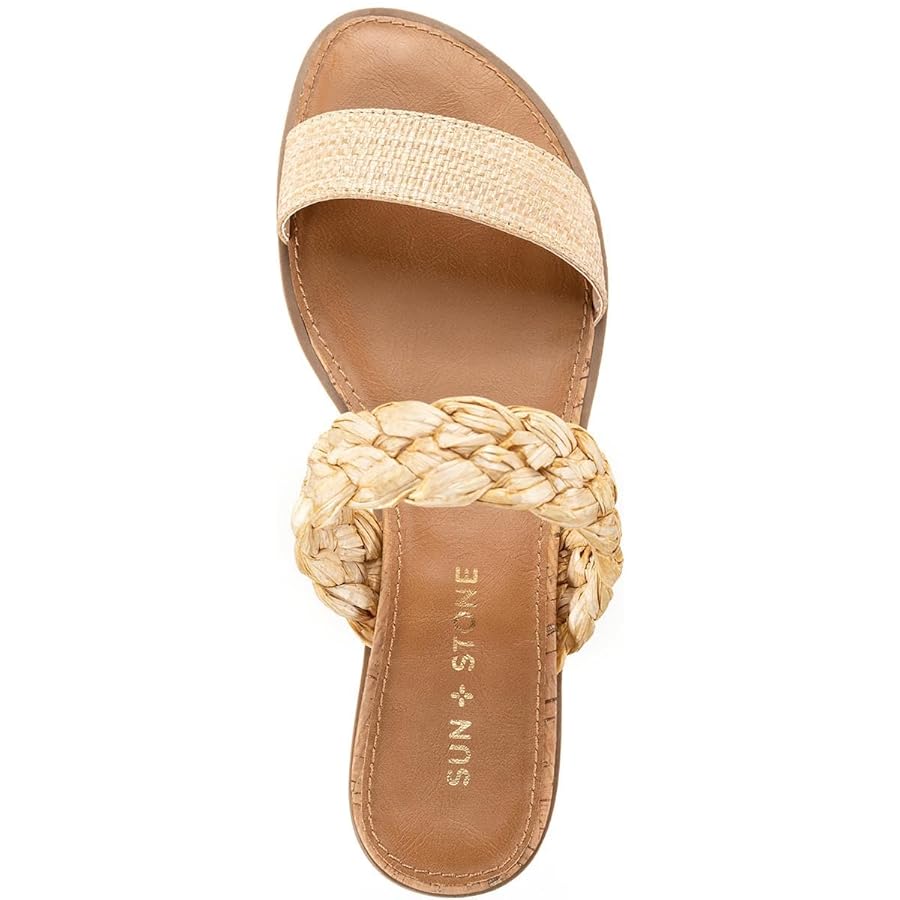 Amazon.com | Sun + Stone Womens Easten Faux Leather Slip On